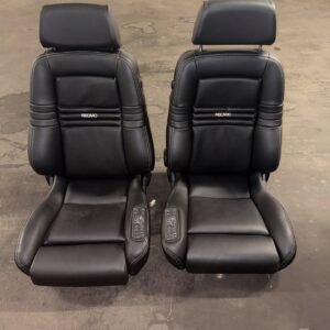 Recaro DSE Full Electric Seats Black Pair
