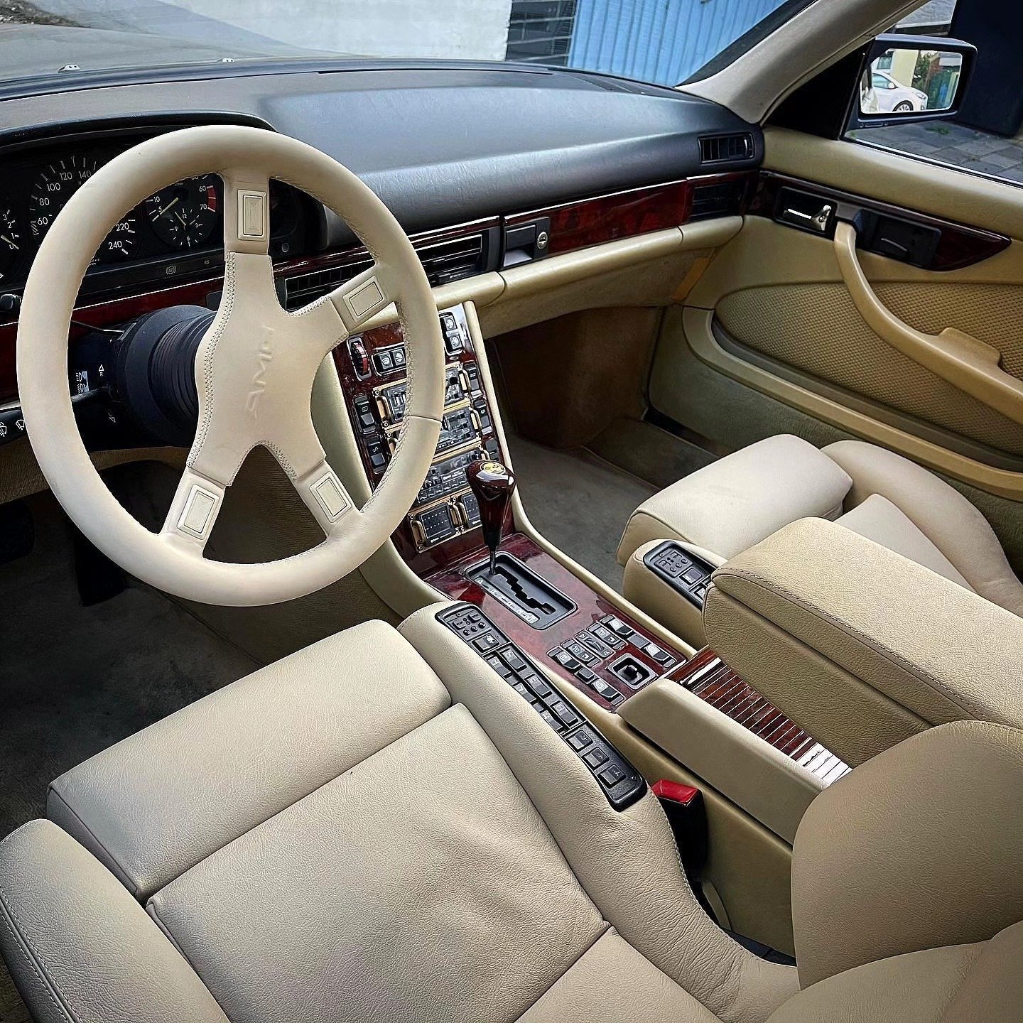 RECARO CSE Seats Pair – Beige Leather - Image 2