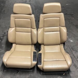 RECARO CSE Seats Pair – Beige Leather