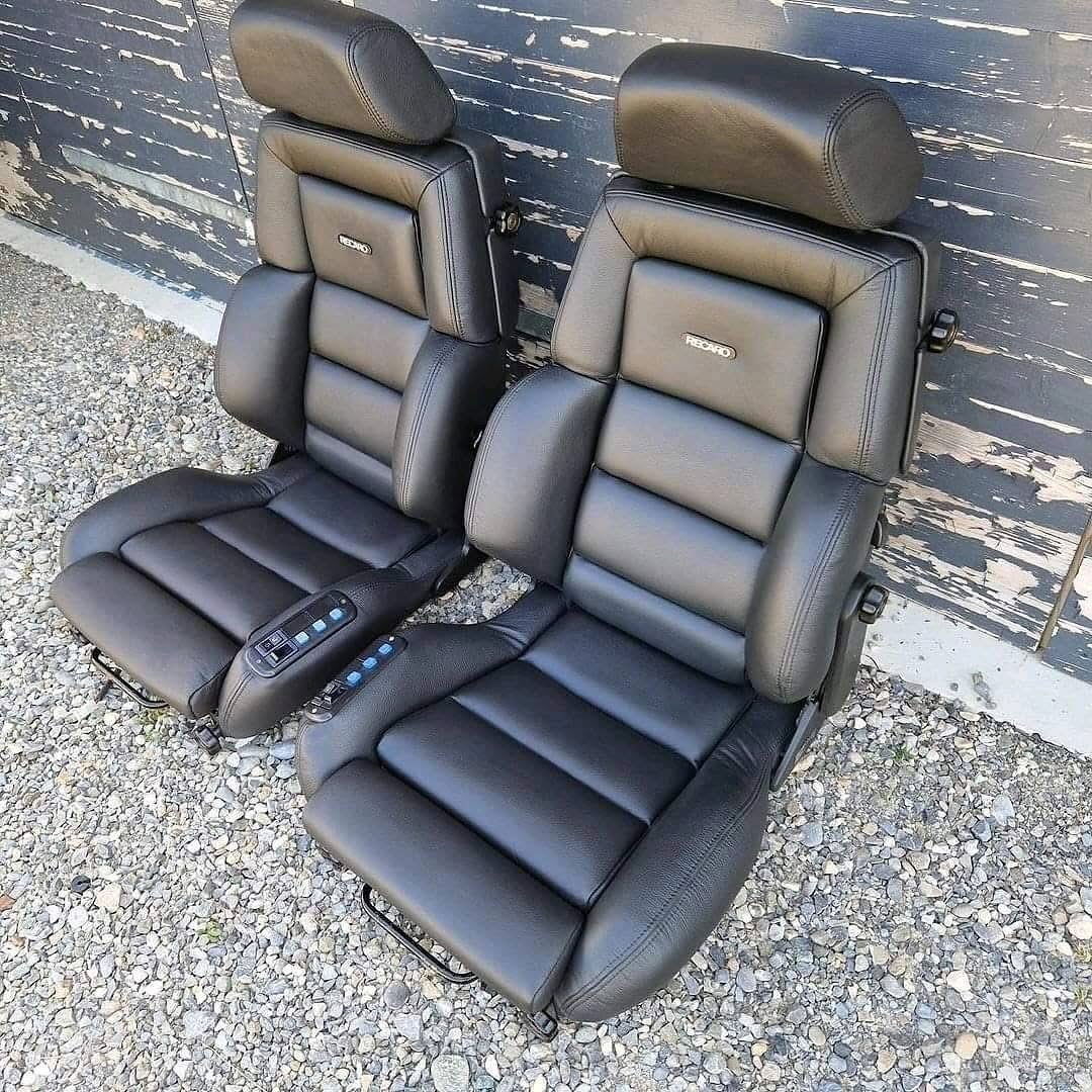 RECARO CSE Seats Pair – Black Leather